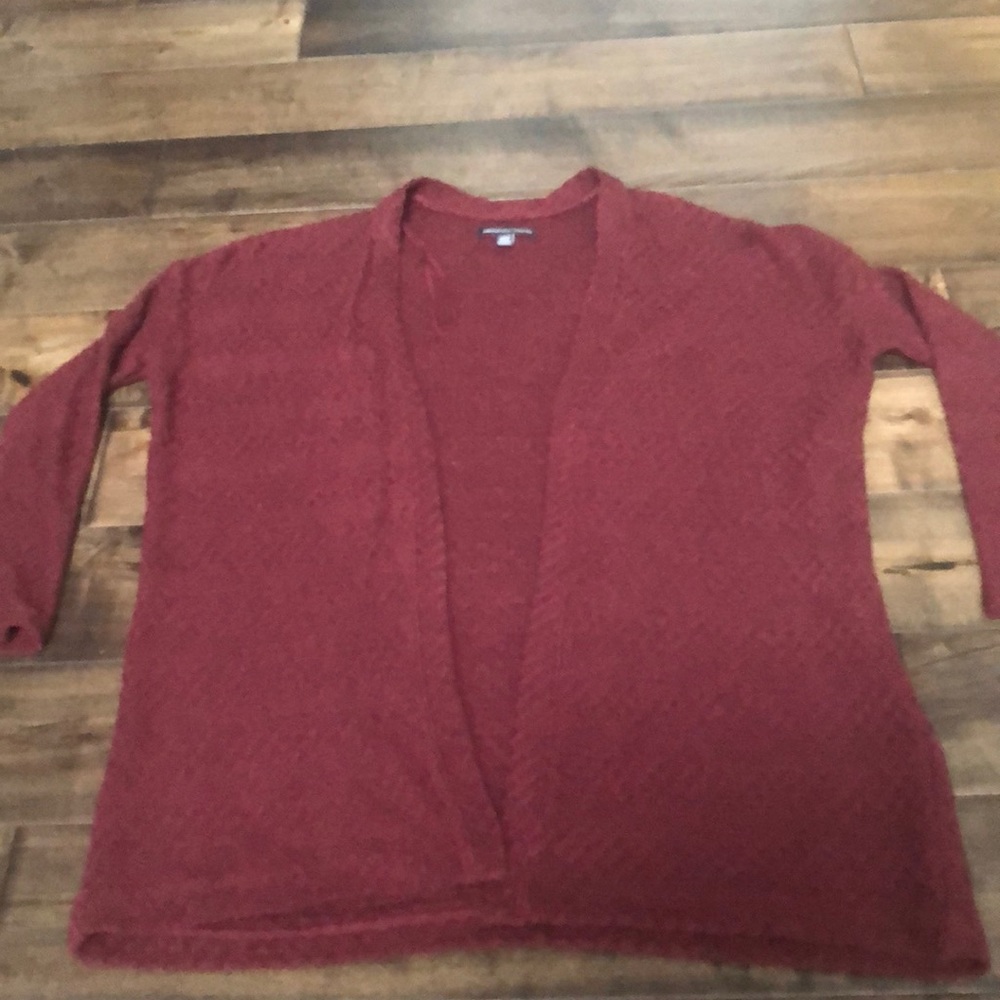 American Eagle Maroon  Cardigan